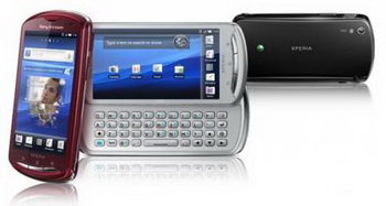 Smart phone Sony Ericsson Xperia pro